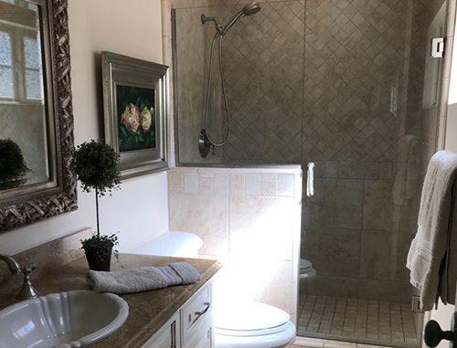 Newly Remodeled Bathroom in San Diego, CA